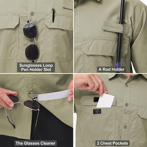 Camisas de pesca para hombre de diseño único, cómodas, elegantes, agradables al tacto, de algodón y spandex, producto increíble. - Product Image 5