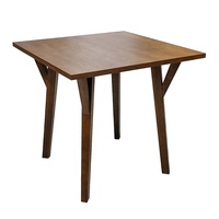 Petite table à manger en bois de caoutchouc fabriquée au Vietnam ensemble de table à manger fabricant direct approvisionnement OEM à bas quantité minimale de commande