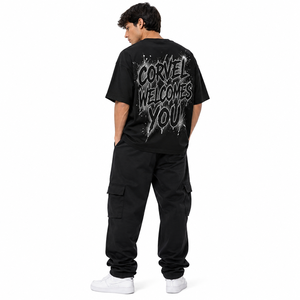 Camisetas de hombre de moda con estampado gráfico estilo streetwear, corte holgado, cuello redondo, manga corta, para verano y primavera, venta al por mayor, DTG - Product Image 4