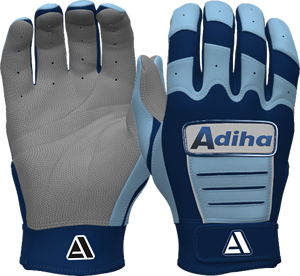 Guantes de Bateo de Béisbol al por Mayor, Color Azul Cielo, Puño Corto, Cierre de Gancho y Bucle Antideslizante, Alta Calidad, Hechos en Adiha Impex - Product Image 3
