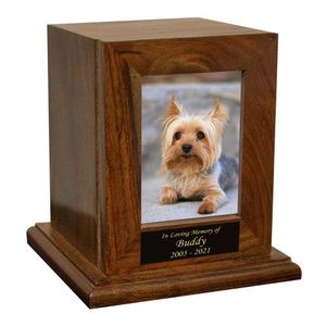 Wooden Rectangle Eco-Friendly <b>Pet</b> <b>Ash</b> Urn <b>Box</b> | Durable Finish | Modern Design | Manufacturer Wholesale Price - Product Image 3