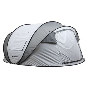 Tenda da barca Pop-Up bianca + grigia per 4-6 persone - Product Image 1