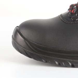 Zapatillas de lujo para hombre, negras y naranjas, de cuero genuino, con cordones, puntera transpirable, entresuela de EVA, impermeables, estilo camuflaje robusto. - Product Image 2