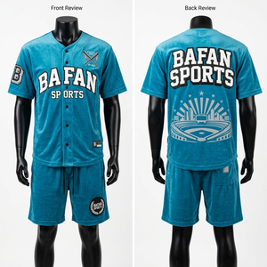 Ensemble t-shirt sans manches et short en polyester doux, couleur turquoise, design épuré, impression personnalisée, logo sur le t-shirt sans manches et le short. - Product Image 1