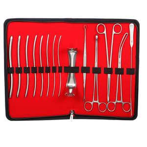 Kit de Suture pour Étudiants en Médecine, Chirurgie Mineure, 14 Pièces, Acier Inoxydable, Kit de Pratique Chirurgicale Manuel par Dentavex - Product Image 1
