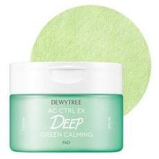 Dewtree 180g AC Deep Green Calming Pore Pads 60 pièces, lot de 8 pour peaux grasses, ingrédient principal Centella, pour le visage - Product Image 1