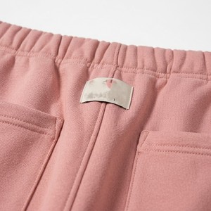 MEYBA SPORTS <b>Women</b> Loose Fit Autumn Knitted Flare <b>Pants</b> Mid Waist Elastic Drawstring OEM Casual Breathable Windproof 100% Cotton - Product Image 3