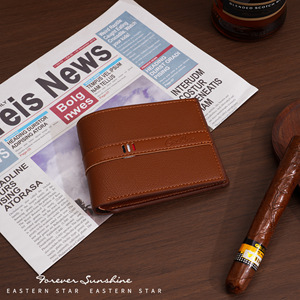Awesome Quality Immense Sales <b>Men</b> Short <b>Bifold</b> Multi-Card Holder Zipper Coin Pocket ID Designer <b>Leather</b> <b>Wallets</b> - Product Image 5
