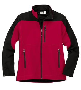 เสื้อแจ็คเก็ตผู้ชายกันลมแบบ Softshell สีสันตัดกัน คอตั้ง ปิดด้วยซิป ทรงปกติ สไตล์สปอร์ตสำหรับฤดูใบไม้ร่วง สีดำเขียว ผลิตจากโพลีเอสเตอร์ - Product Image 3