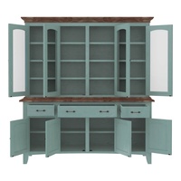 Buffet hollandais massif en bois de manguier avec buffet, armoire de cuisine traditionnelle, armoire en bois, disponible en plusieurs couleurs