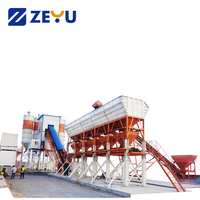 Pabrik Beton Siap Pakai HZS180 180m³/jam Peralatan Pencampur Industri dengan Mixer Poros Ganda untuk Pembuatan Beton Komersial