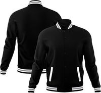 Veste universitaire de baseball personnalisée en laine/polyester/coton pour équipes sportives, avec logo du club et nom, vente en gros à prix réduit
