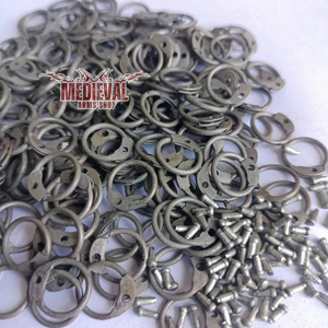 Anneaux en acier doux électrolytique de haute qualité pour armure de chaîne DIY, créez vos propres projets médiévaux artisanaux en métal, Pâques - Product Image 3