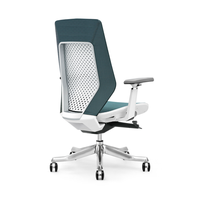 Mobilier design ergonomique moderne Chaise de bureau rotative en maille à dossier bas pour ordinateur de direction