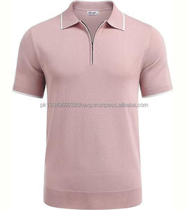 Camiseta Polo Personalizada para Hombre, Corte Ajustado, Cierre Frontal de 14 Puntos, Ropa Deportiva de Golf, Camiseta Polo de Golf, 100% Algodón, Camiseta de Alta Calidad - Product Image 4