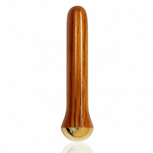 Rodillo de Masaje Facial de Madera Tradicional Kansa Bold Blossom, Pulido a Mano Mediante Fundición, para Drenaje Linfático y Contorno Facial - Product Image 2