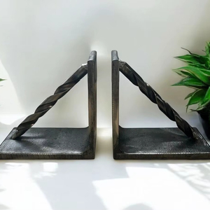 Serre-livres en acier de qualité supérieure, organisateur de livres durable pour le bureau, la bibliothèque, la décoration de la bibliothèque - Product Image 1