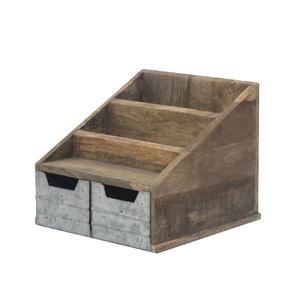 Organisateur de bureau minimaliste à grande capacité, best-seller, décoration de bureau, tiroir antique, boîte de rangement en bois, grande boîte - Product Image 4