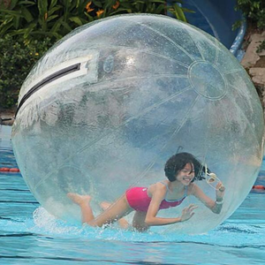 Pelota Inflable Transparente para Caminar sobre el Agua, Burbuja de PVC TPU para Piscina, Parque Acuático al Aire Libre - Product Image 1