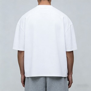 T-shirts pour hommes les plus populaires, nouvelle collection, coupe classique, logo sur le devant, tissu tricoté respirant, écologique, pour la salle de sport - Product Image 2