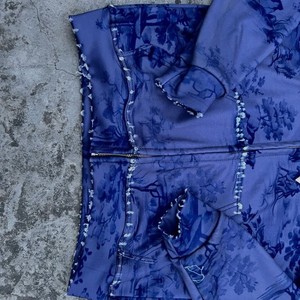Nouveau pull en molleton 100% coton délavé à l'acide, pull déchiré 450 g/m², sweat à capuche pour homme avec perles et strass, designs personnalisés - Product Image 4
