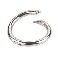 Cincin Hidung Sapi Stainless Steel Veteriner, Dapat Digunakan Kembali, Dapat Disesuaikan, 5mm, Model BNR 04, untuk Pengendalian Ternak Sapi