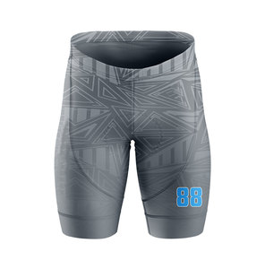 Conjunto de Uniforme de Voleibol Sublimado Personalizado, Sin Mangas, 88, Azul Gris, Patrón Geométrico, Absorbe la Humedad, Ajustado, Unisex para Adultos - Product Image 4