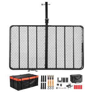 Portaequipajes Plegable para Enganche de Remolque, 60"x36"x6", con Bolsa Impermeable, Capacidad de 500 LBS, Acero - Product Image 1