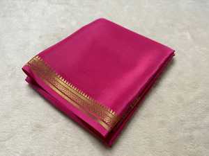 Reine Viskose-Seide Chit Pallu Saree Weich Leichtgewichtig 120g Schnelltrocknend Moderne Damenkleidung für Alle Jahreszeiten Diwali Hochzeit Casual Ethnische Tracht - Product Image 2