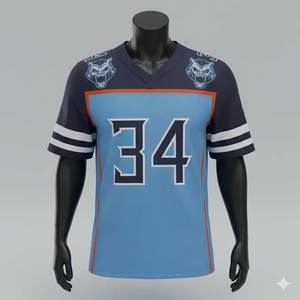 Jersey de Fútbol Americano Personalizado a Precio Económico, Unisex, de Alta Calidad, Malla Transpirable, para Hombre y Mujer - Product Image 1