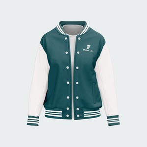 Chaqueta Varsity Personalizable de Primera Calidad, Unisex, Ecológica, Impermeable y Resistente al Viento, de Lana/Poliéster, Diseño Personalizado de Fábrica - Product Image 6