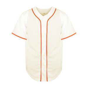 Camiseta de Béisbol Personalizada Sublimada, Transpirable, Talla Grande, Unisex, Cuello en V, Bordada, Manga Corta, Botones Completos, 100% - Product Image 5