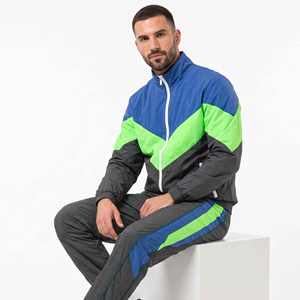 Trending Printed Windbreaker Tracksuit 2-Piece Trouser <b>Hood</b> Jacket Eco-Friendly Polyester/Nylon Hip Hop Men - Product Image 4