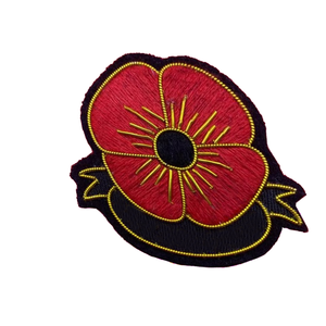 Insignias Bordadas a Mano con Hilo Metálico, Insignia Bordada con Hilo de Primera Calidad en Tela Twill a un Precio Muy Bajo y Diseño Único, Servicio OEM - Product Image 2