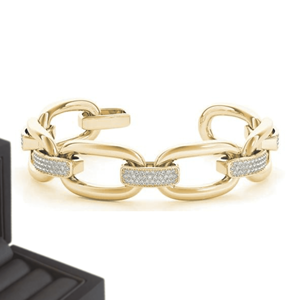 Luxury 20mm Iced Out 925Silver & Gold Diamond <b>Bracelet</b> Premium Shine <b>Bracelet</b> Hip Hop Moissanite <b>Bracelet</b> with VVS Clarity - Product Image 4