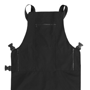 Cape de coiffure pleine longueur en tissu durable avec poches et sangles réglables pour usage professionnel - Product Image 1