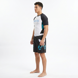 Nuevo Conjunto de Rashguard y Pantalones Cortos de Secado Rápido, Corte Ajustado, para Hombre, para MMA, Jiu Jitsu y Grappling - Product Image 4