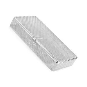 Premium Quality compatible Manual Stainless Steel Wire <b>Mesh</b> Sterilization <b>Basket</b> Autoclave Surgical Instrument Tray CE Certified - Product Image 5