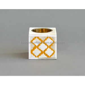 Support de bougie artisanal japonais en os incrusté, écologique, en forme d'étoile d'anis, décoration pour la maison et le jardin, porte-encens - Product Image 3