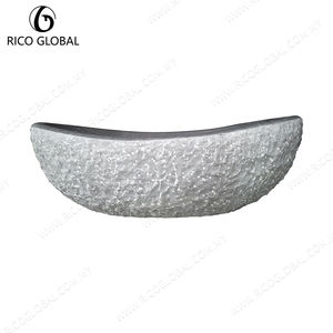 อ่างอาบน้ำแบบลอยตัวทันสมัย แกะสลักด้วยหินสีน้ำเงิน อ่างอาบน้ำหรูหรา - Product Image 4