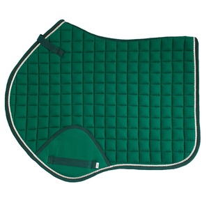 Cojín de sillín de doma exterior de algodón ecológico, juego combinado con color personalizado y logotipo, sublimación, uso equino - Product Image 1
