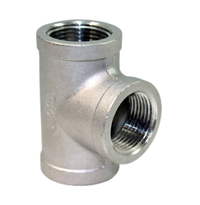 Último Modelo de Conexión en T Cuadrada Métrica DIN de 4 Pulgadas, SCH 40 A234, Macho NPT, Hierro Forjado de Alta Presión, Liso, para Petroquímica - Product Image 3