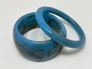 Handcrafted <b>Resin</b> Large Chunky Bangles Wholesale Supplier for Fashion Statement Jewelry and Contemporary Runway Accessories - Product Image 5