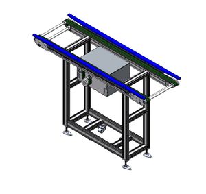 Banda Transportadora de Acero Inoxidable para Sistemas de Automatización de Producción de Baterías, Velocidad Ajustable, Diseño Duradero, Acabado Anodizado - Product Image 1
