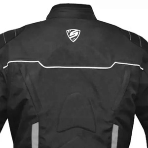 Blouson court de moto respirant avec protection CE niveau 2, blouson textile imperméable pour homme, blouson léger toutes saisons - Product Image 5