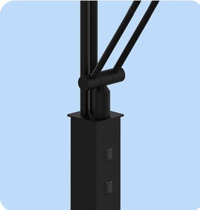 Lámpara de Pie Moderna LED Madre e Hijo con Regulador de Intensidad Táctil LED 24W, 3000K CRI≥80 - Product Image 3