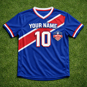 Custom <b>Soccer</b> Team Jersey Short Plus Size Schools Quick Dry Breathable 100% Polyester Fabric Sublimated Player Name Number - Product Image 1