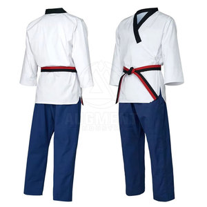 Uniforme de Taekwondo pour homme, coupe confortable, léger et résistant, idéal pour la pratique régulière. - Product Image 4