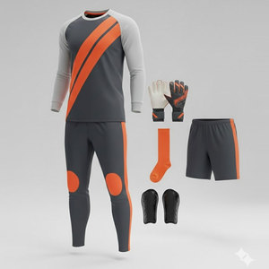 Equipación de Portero de Fútbol de Confort Avanzado con Tela Elástica para un Mejor Ajuste en Exteriores - Product Image 1