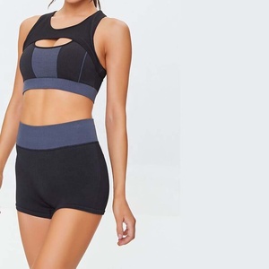 PIHA SPORTS Women's Solid Racerback Sports <b>Bra</b> Medium Support Yoga Running Exercise Spandex/Polyester Four-Way <b>Stretch</b> Quick Dry - Product Image 1